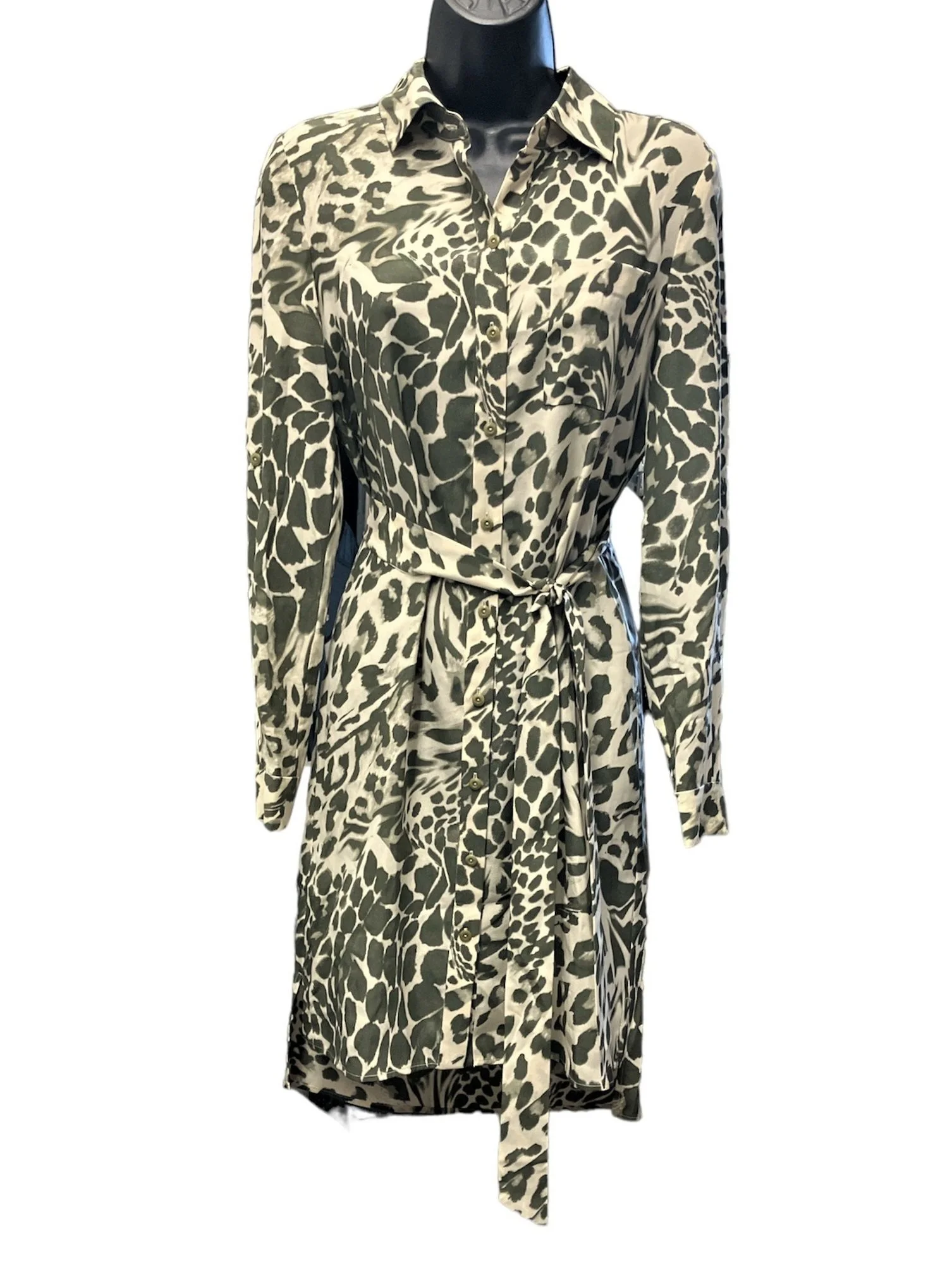 NWT Diane von Furstenberg Prita Silk Shirt Dress Size 0 Mercer Island Thrift Shop